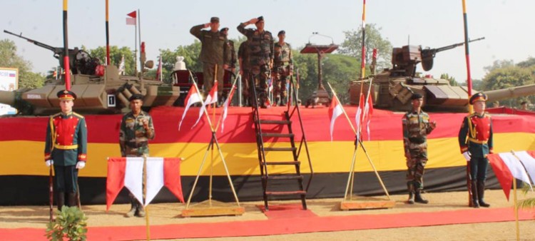 jhansi, indo-russia joint military practice indra