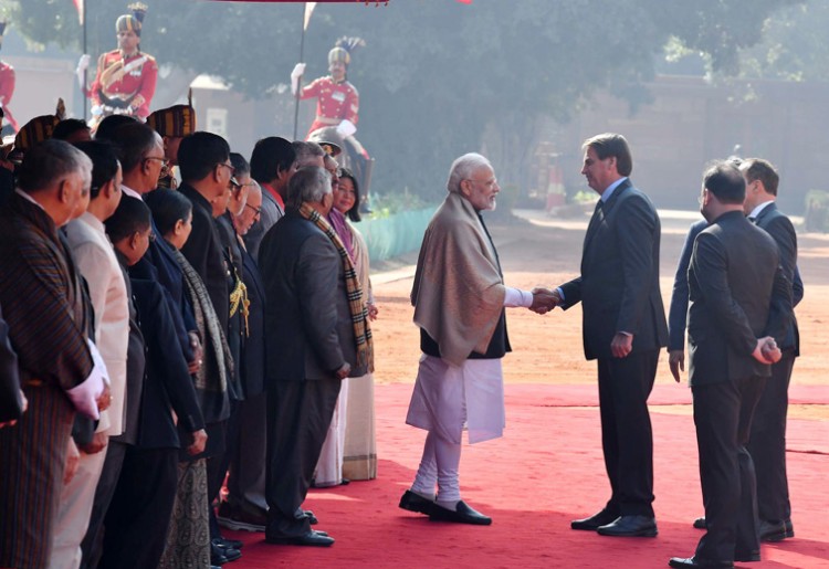 narendra modi and the president of the federative republic of brazil