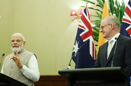 modi's press statement with australian pm albanese