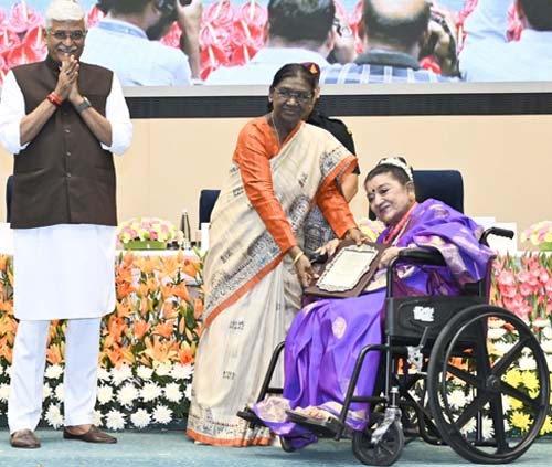 sangeet natak akademi awards were presented.