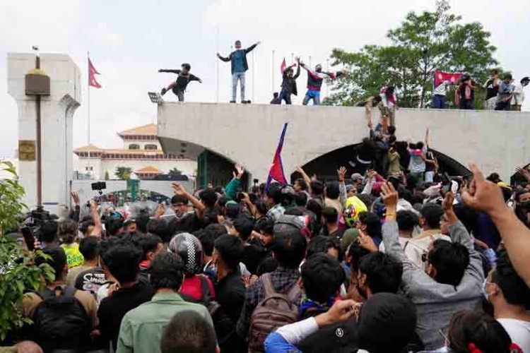 nepal's youth revolt against oli government