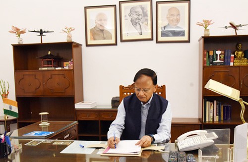 pk mishra principal secretary to prime minister takes charge