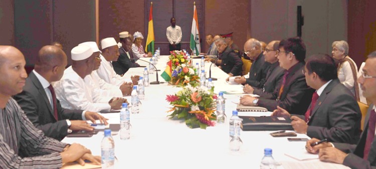 delegation level talks in conakry republic of guinea