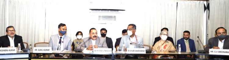 dr jitendra singh in 1st anniversary of geospatial data release