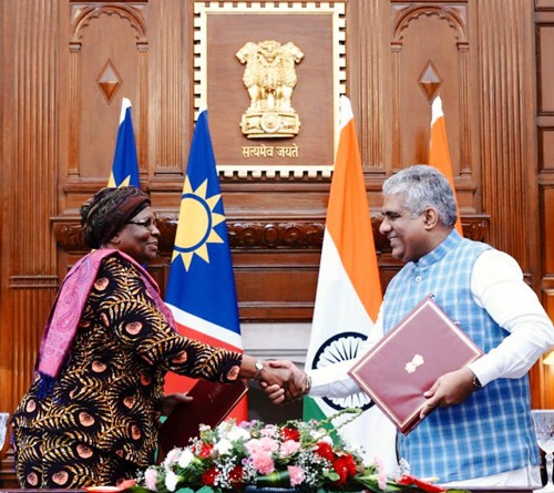 india-namibia wildlife conservation and sustainable bio-diversity agreement