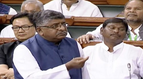 law minister ravi shankar prasad