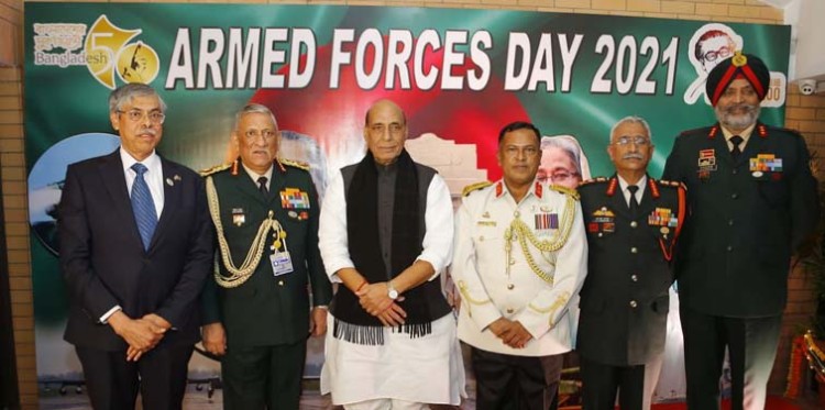 rajnath singh attended the bangladesh armed forces day