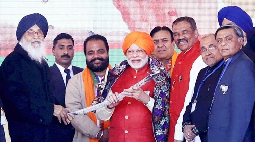 narendra modi huge rally in jalandhar