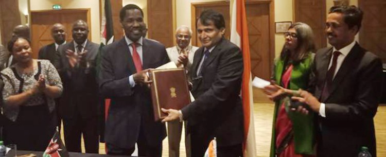 meeting of india and kenya joint business committee