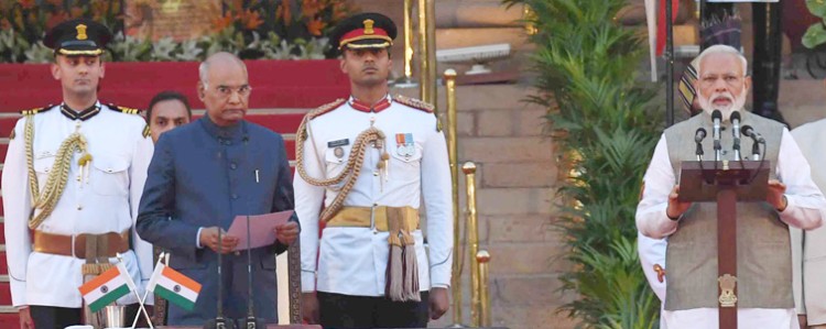 pm narendra modi historic swearing