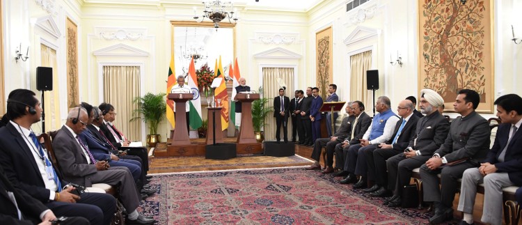 president of sri lanka gotabaya rajapaksa and pm narendra modi joint press statements