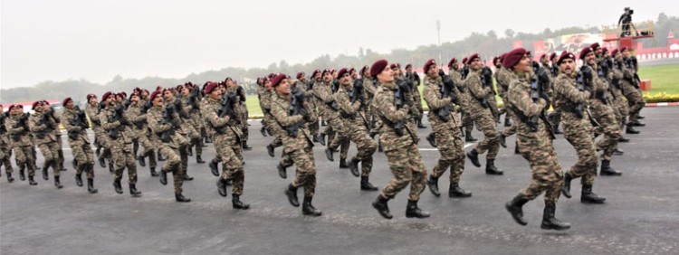 glimpses of army day parade at the cariappa parade ground delhi cantonment