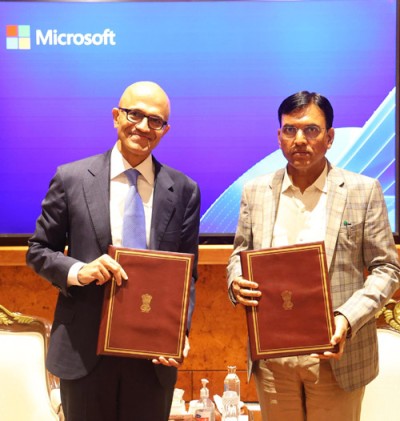 ministry of labour and employment and microsoft sign agreement