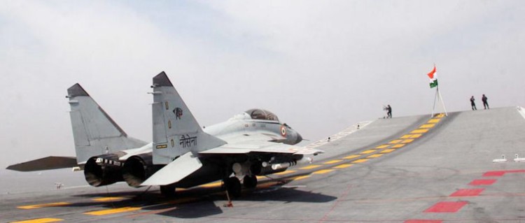 lca navy's first landing at ins vikramaditya