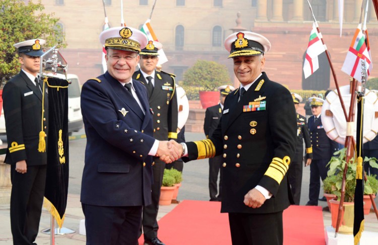 admiral christophe prazuck meeting the admiral sunil lamba