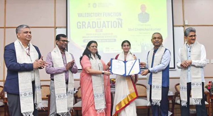 information secretary awarded postgraduate degrees to iis trainees
