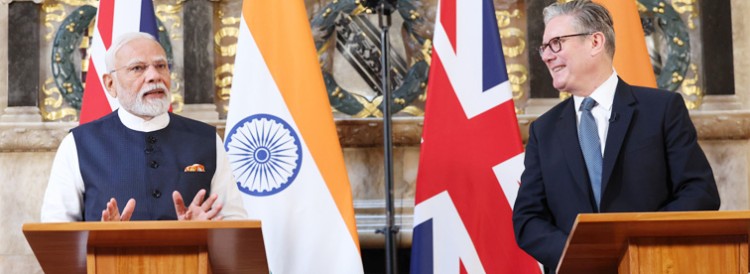 joint press conference with pm narendra modi & uk prime minister keir starmer