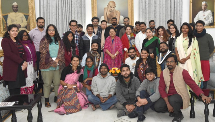 member of indian school of democracy met governor