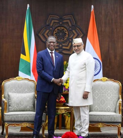 south african vice president and vice president cp radhakrishnan