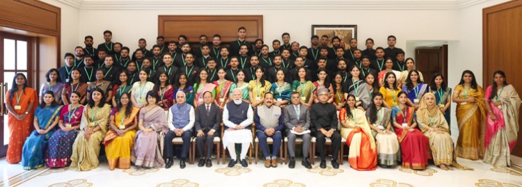 interaction of ias probationers of the year 2024 batch with the prime minister