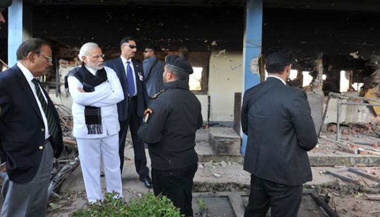 pm narendra modi, pathankot airbase