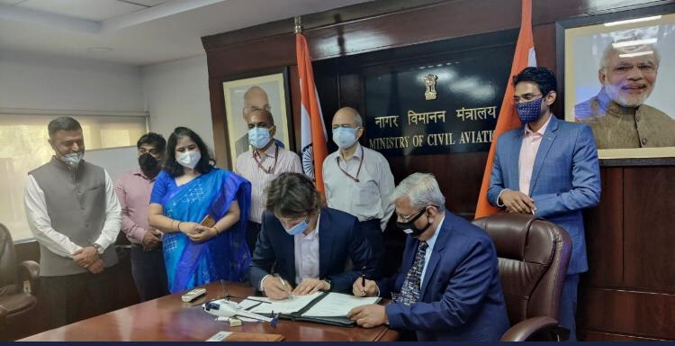 first aircraft purchase agreement signed between gift city-based vman aviation & airbus helicopters