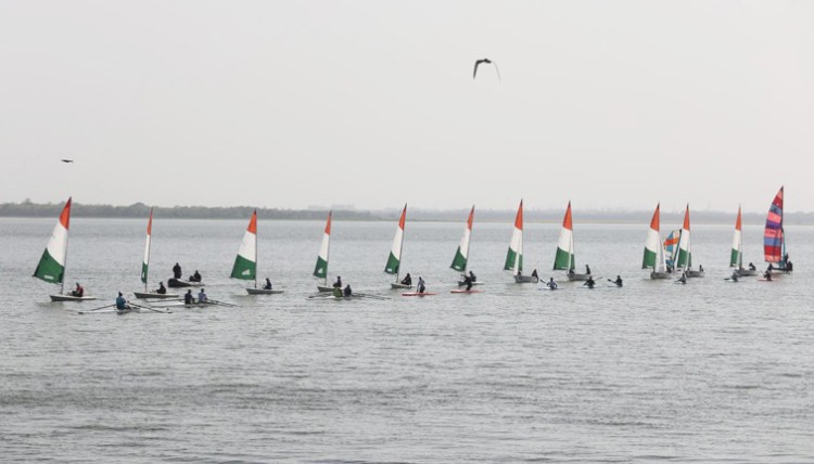 naval sailing in bhopal's famous upper lake