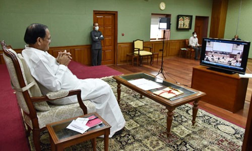 venkaiah naidu joining the valedictory function of lbsn academy of administration