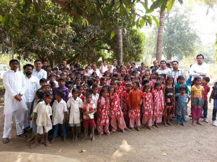 republic day with orphans in navsari