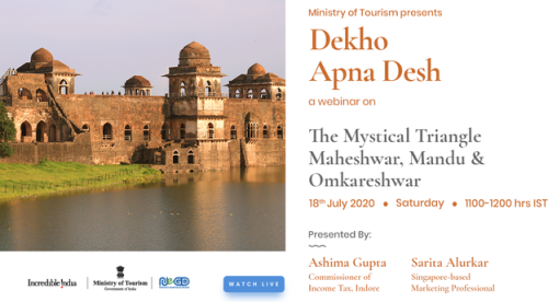 spiritual triangle-maheshwar, mandu and omkareshwar webinar