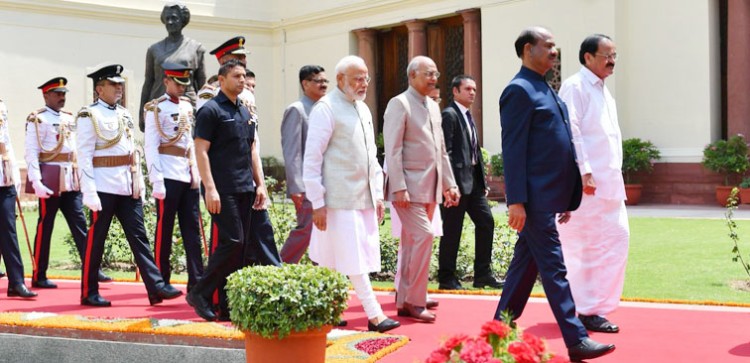 president, vice president, and prime minister narendra modi