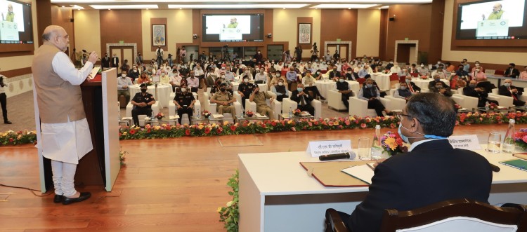 amit shah addressing at the 17th foundation day celebrations of ndma