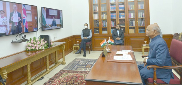 ambassadors introduced themselves to the president