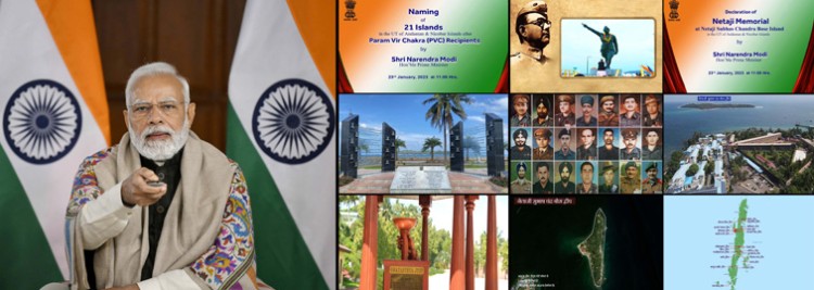 21 islands of andaman and nicobar group were named on netaji's birth anniversary