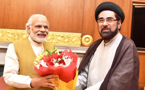 pm narendra modi and maulana kalbe jawad