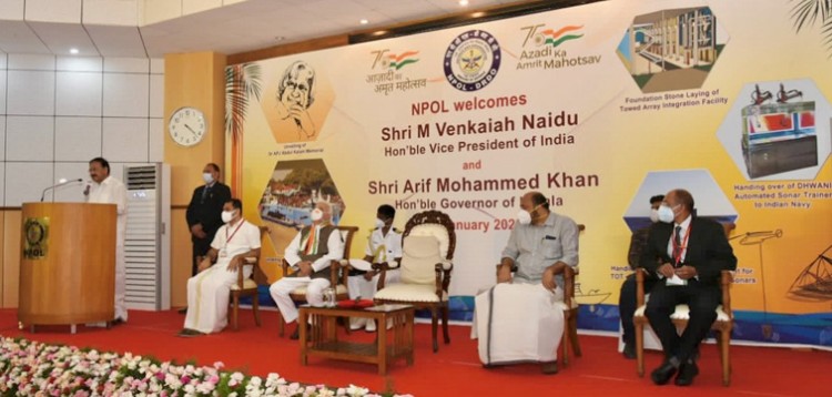 vice president m venkaiah naidu address to scientists and staff of npol