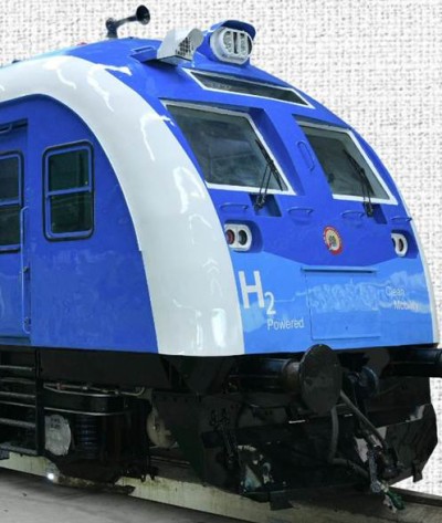 indigenous hydrogen train runs on tracks