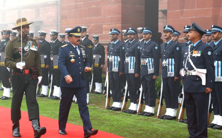 त्रि-सेवा गार्ड ऑफ ऑनर