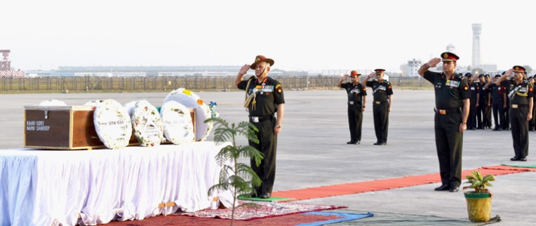 सिपाही संदीप को श्रद्धांजलि