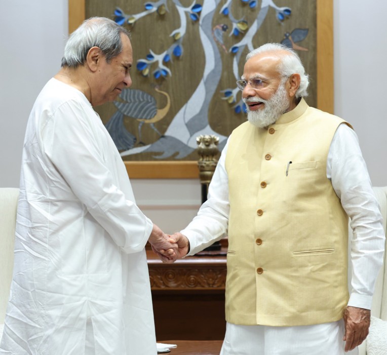 ओडिशा के मुख्यमंत्री की मोदी से भेंट