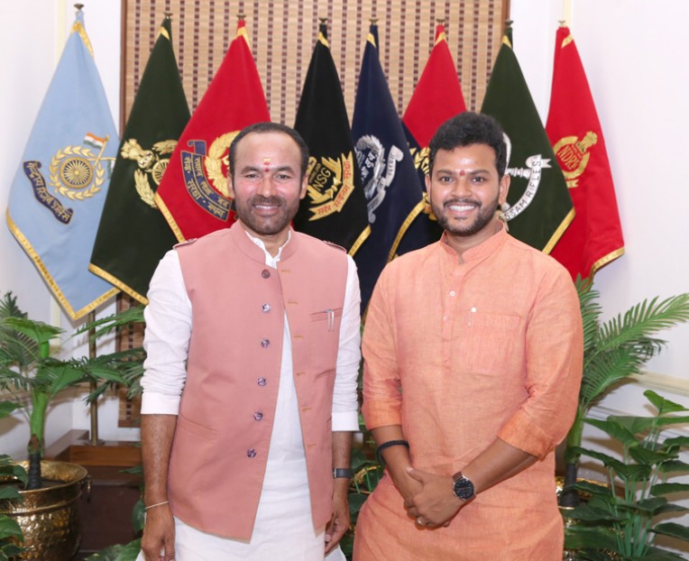 गृह राज्यमंत्री से मिले मोहन नायडू