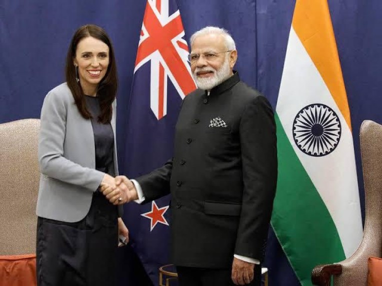 न्यूजीलैंड की पीएम को मोदी की बधाई!