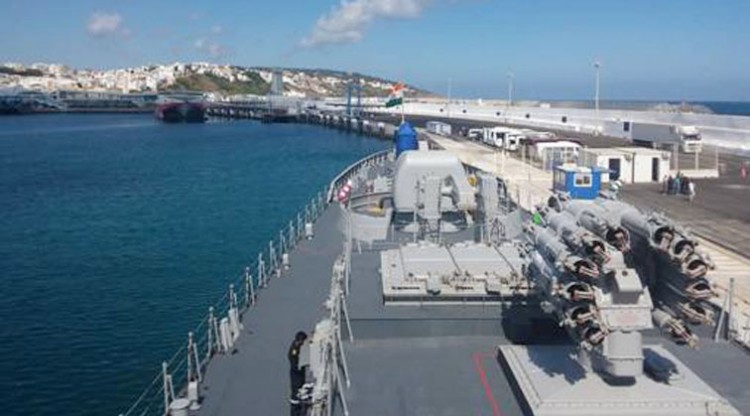 naval ship tarakash reached morocco