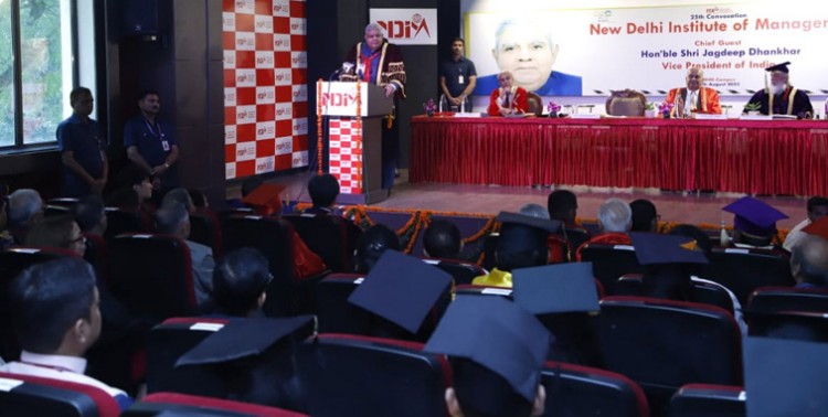 vice president's address at the convocation of delhi institute of management