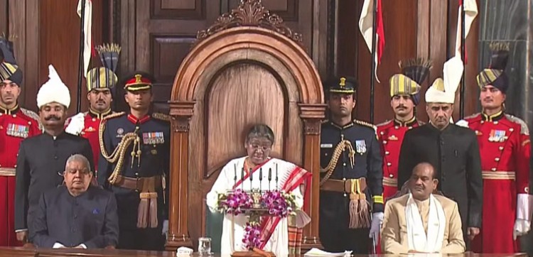 joint address by president draupadi murmu in parliament house