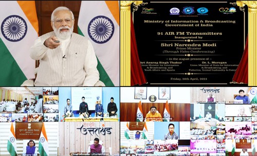 pm calls 91 fm transmitters a gift to the nation