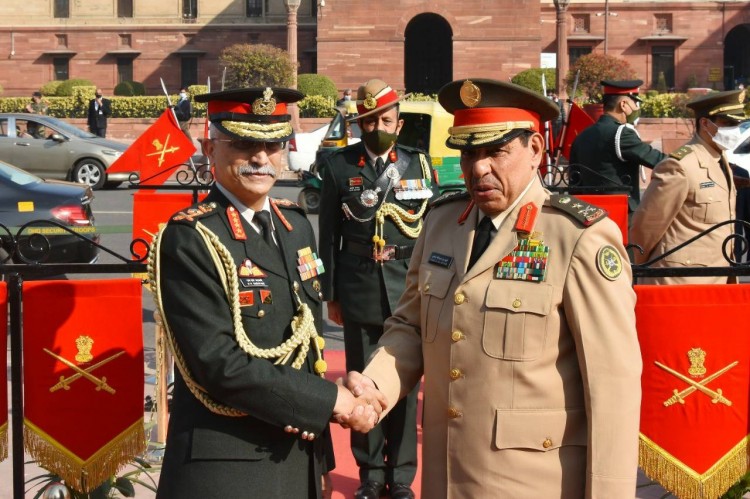 saudi arabia army commander's visit to india