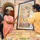 राष्ट्रपति ने देखा पारंपरिक भारतीय कला कौशल