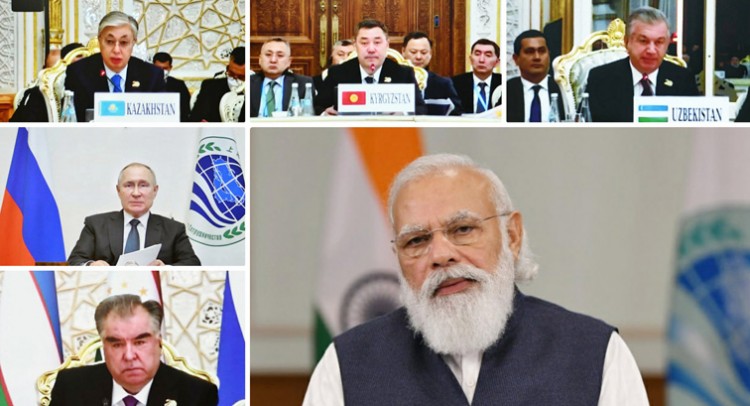pm interacts with heads of sco member countries