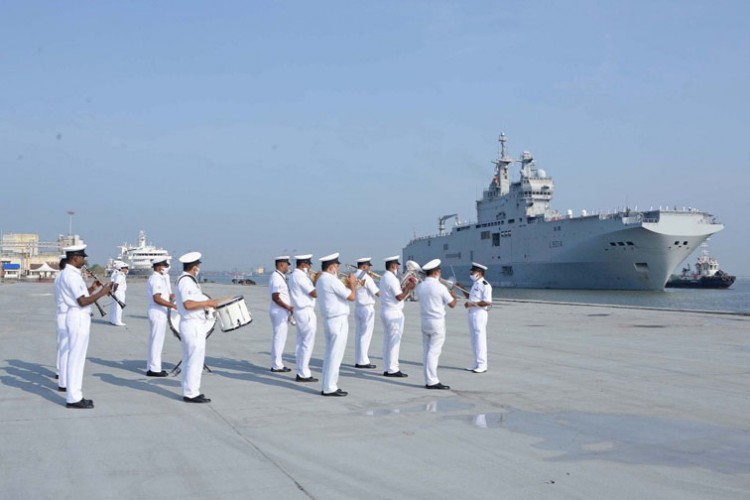 french navy warship arrives in kochi on sadbhavna yatra